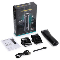 Electric Body and Groin Hair Trimmer with LED Light