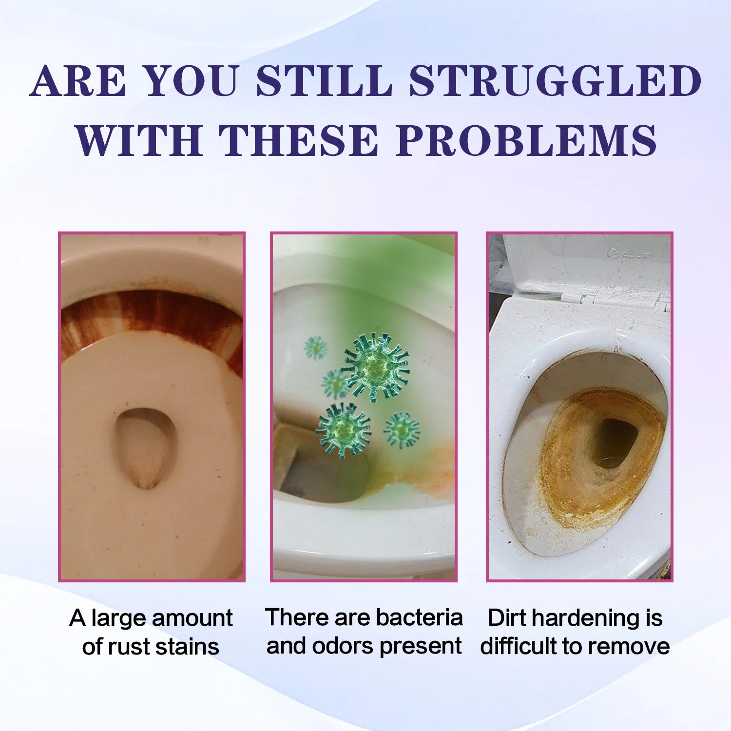 Powerful Toilet Cleaning Foam for Deep Stain Removal - 8