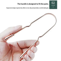 Professional Metal Tongue Scraper for Fresh Breath