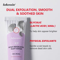Exfoliating Body Scrub for Keratosis Pilaris and Smooth Skin