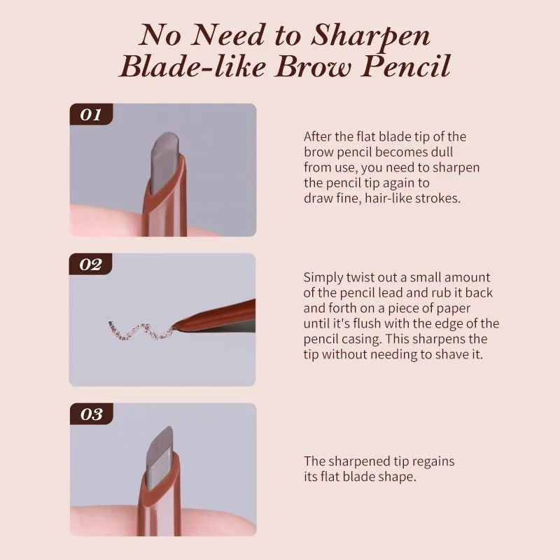 Dual-Ended Waterproof Brow Pencil and Tinted Gel Set - 5