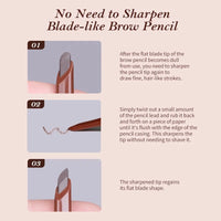 Dual-Ended Waterproof Brow Pencil and Tinted Gel Set