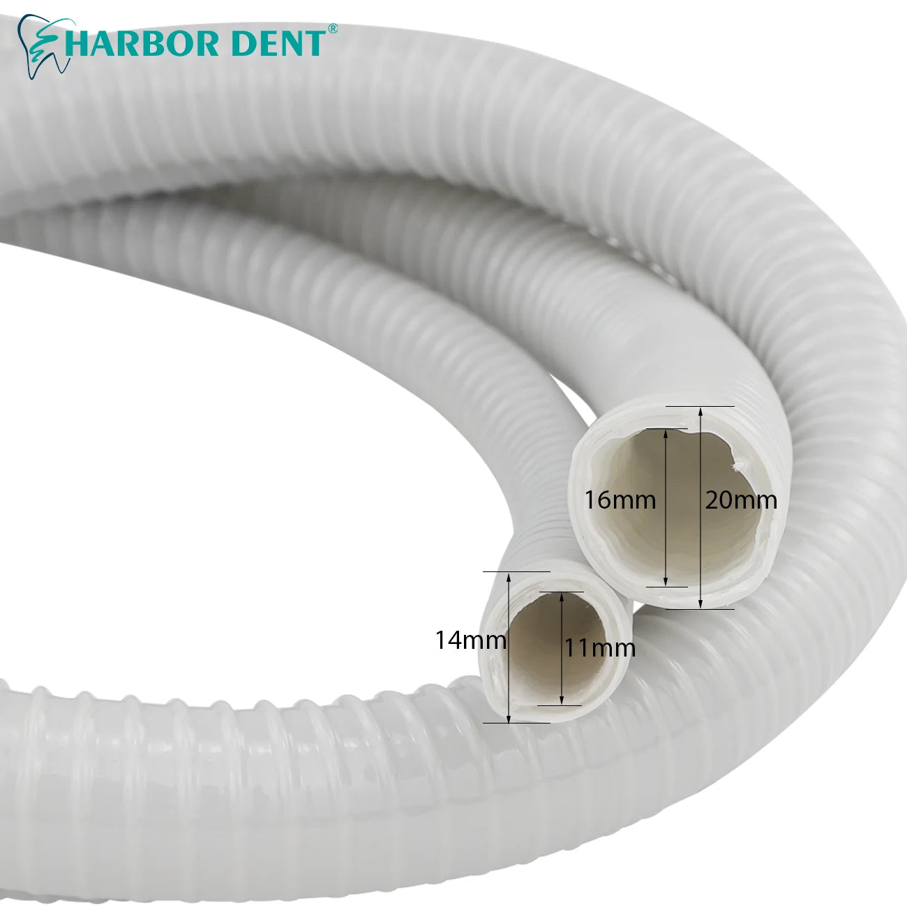 2-Meter Dental Suction Replacement Tubing Hose - 2
