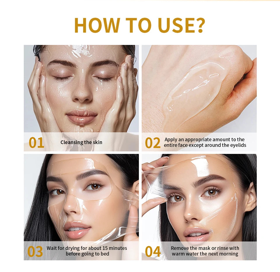 Overnight Collagen & Turmeric Peel-Off Facial Mask - 28