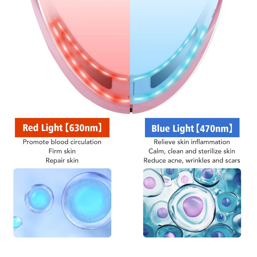 LED Photon Therapy V-Line Face Lifting Massager - 27