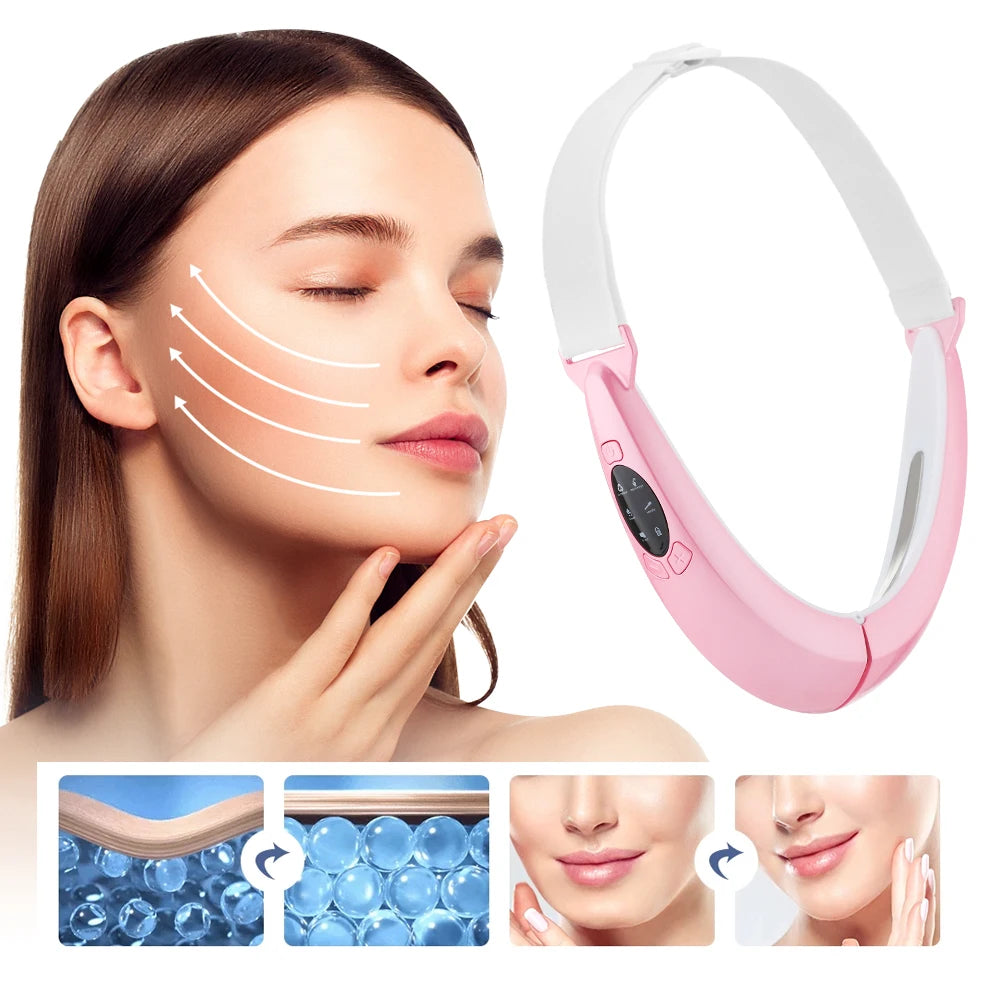 LED Photon Therapy V-Line Face Lifting Massager - 21