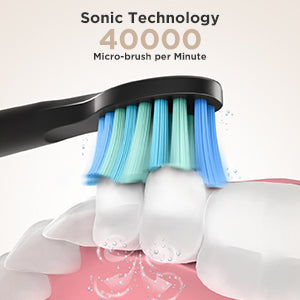 Sonic Rechargeable Electric Toothbrush with 8 Brush Heads - 10